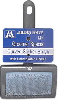 Mini Curved Slicker Brush #414C - Click Image to Close