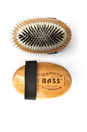 Bass Brush Wire/Boar Palm Style Pet Groomer A5
