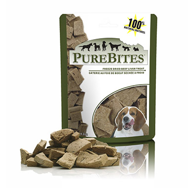 PureBites Beef Liver Treats 57g - Click Image to Close