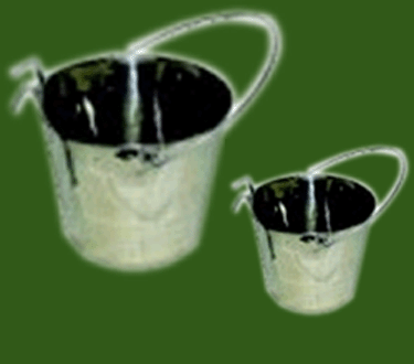 Flatback Bucket With Hook Flatback Bucket With Hook