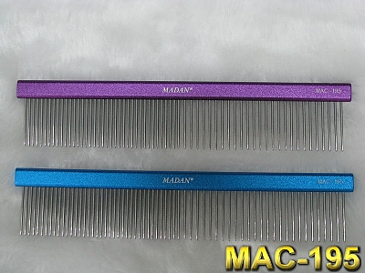 Aluminum Comb Matted Purple MAC190V 7.5" Aluminum Comb Matted Purple MAC190V 7.5"